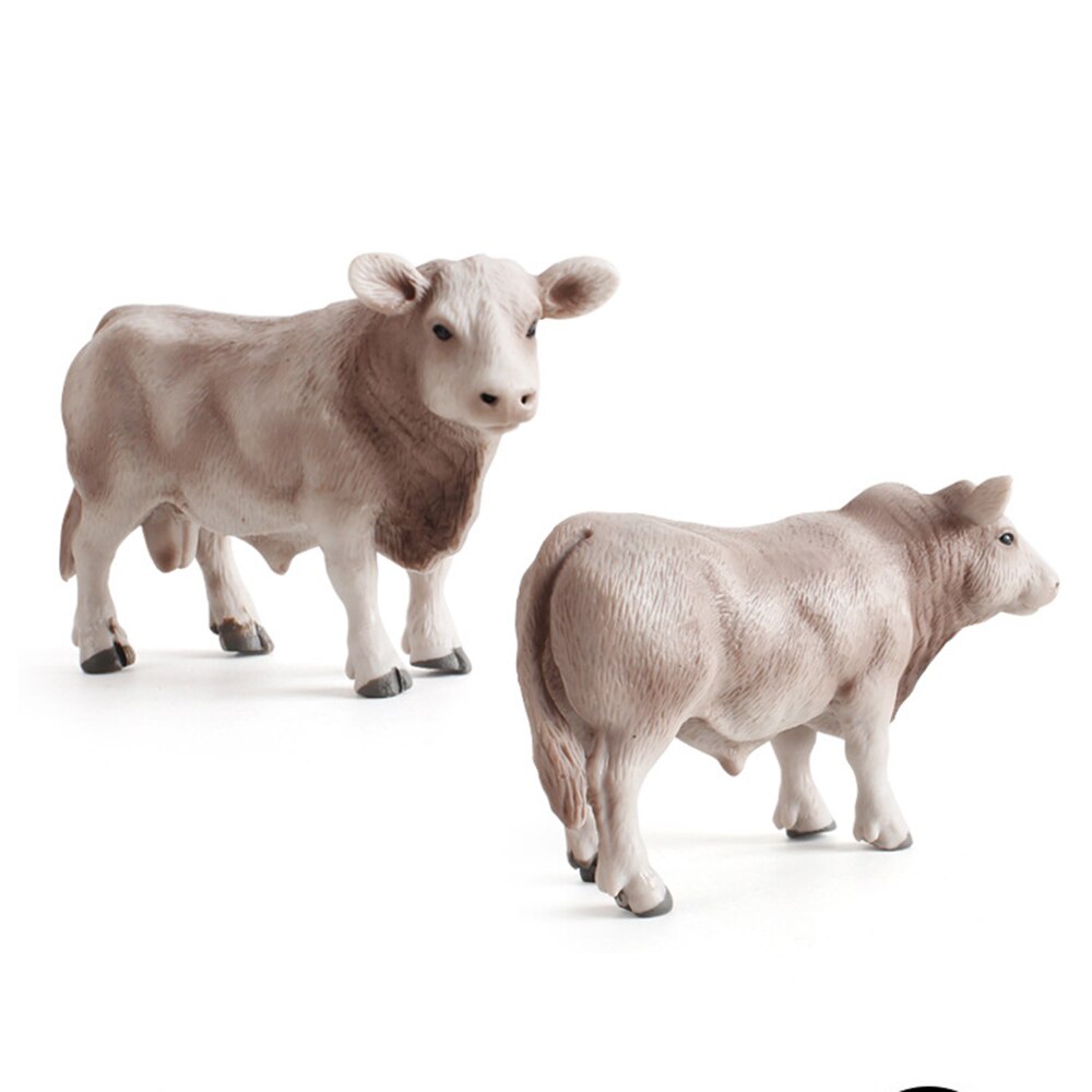 Zoo Farm Fun Toys Model for Children Kids Baby Cow Action Figure ...