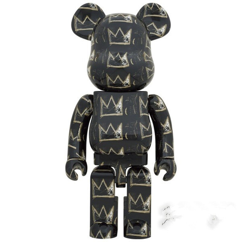 Bearbrick 8th Generation Basquet Jean Michel Basquiat Building Block Bear Oasis Violence Bear 400%  BX1310 Cherry blossoms / 28 cm Official JT Merch