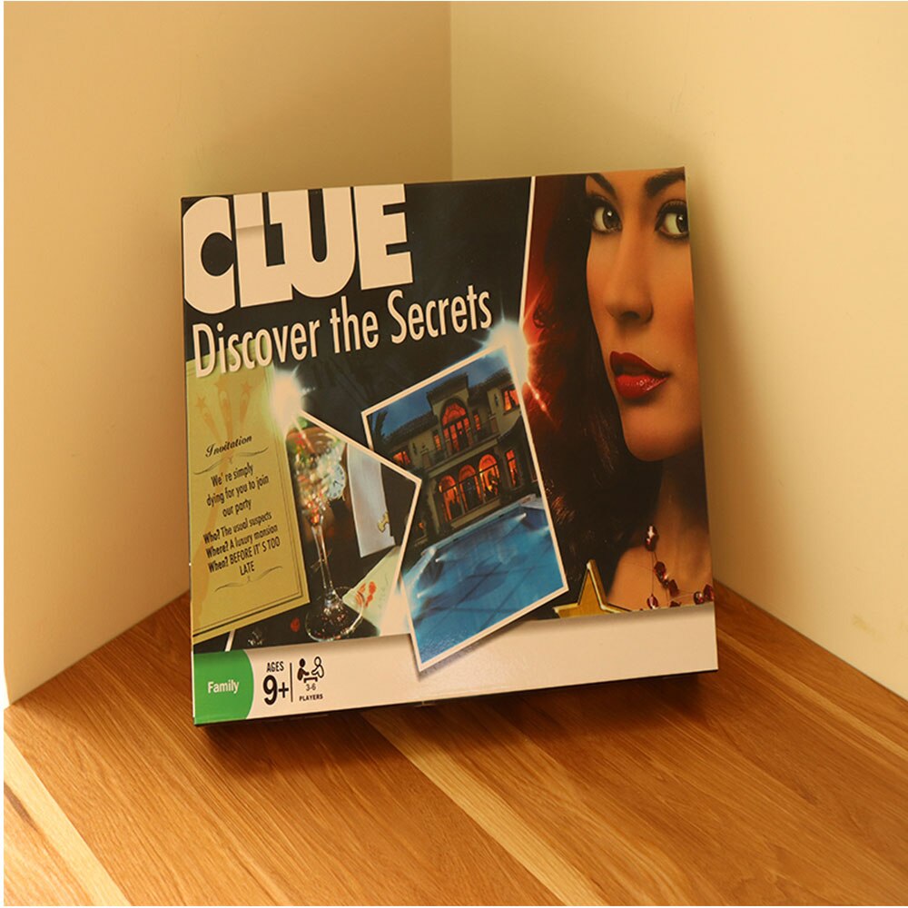 Cluedo Suspect Clue Discover the Secrets Classic Board Game English ...